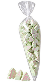 Kerstboom Marshmallows in Puntzak 120 gram – Feestelijk Kerstsnoep