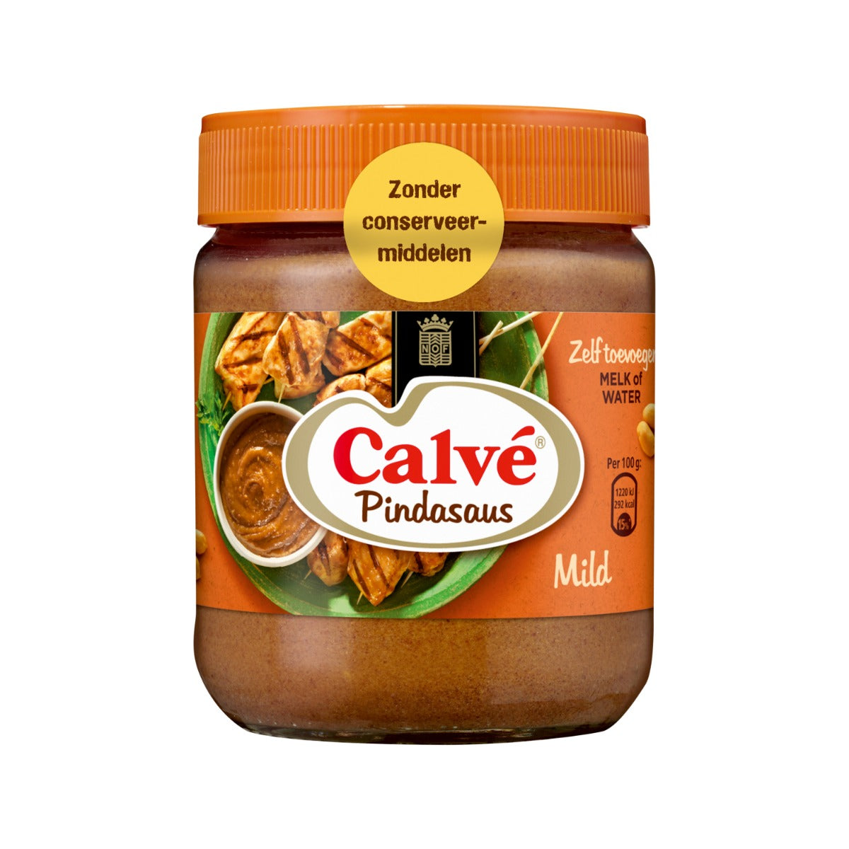 ACTIE! Calvé pinda satésaus mild 6 x 350 gram*