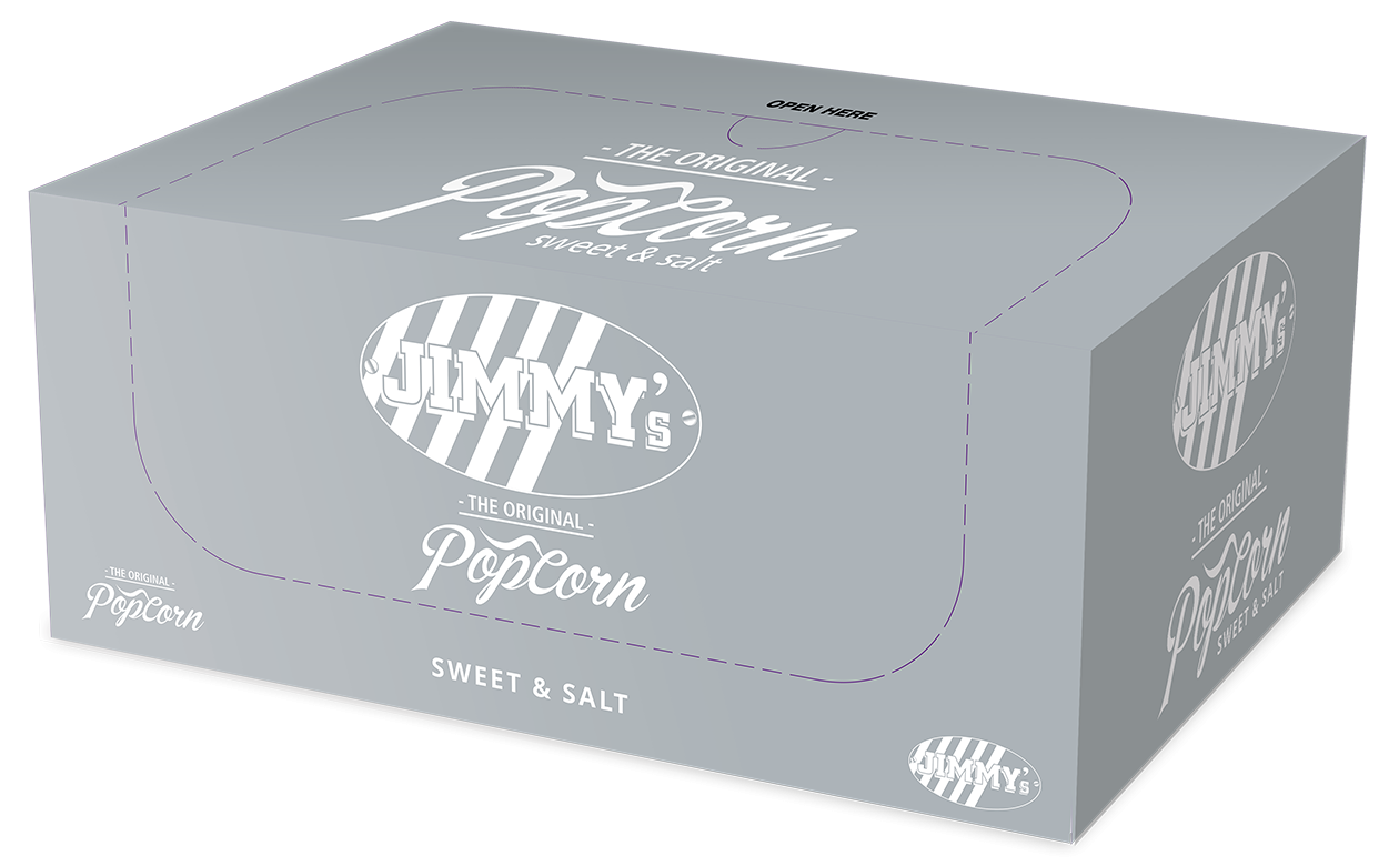 Jimmy's popcorn zoet & zout minibags 21 x 22 gram