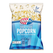 Jimmy's popcorn zout minibags 21 x 17 gram