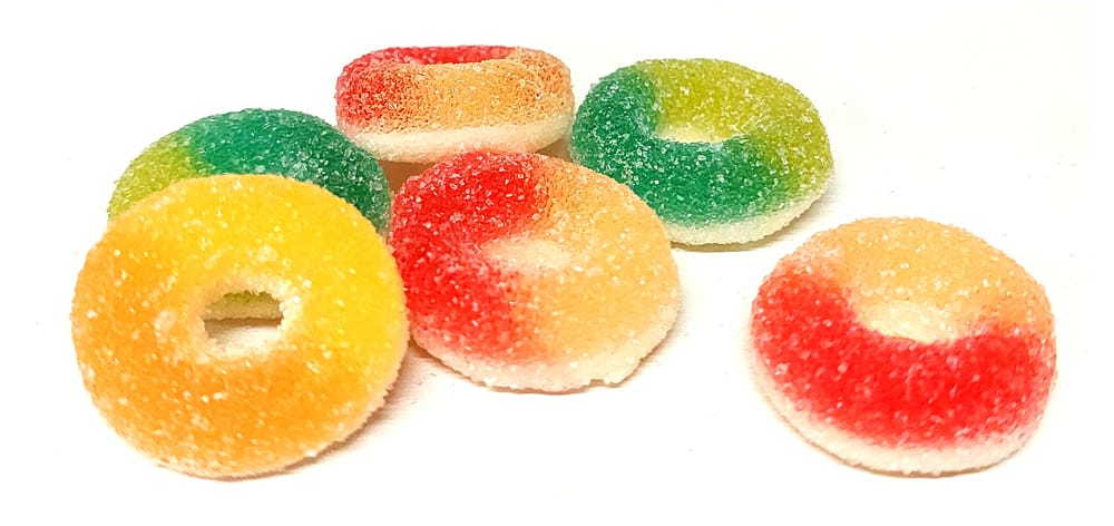 Snoepgoed - Gesuikerde Mini Ringen - 1 kg Schepsnoep