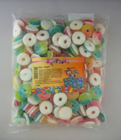 Snoepgoed - Gesuikerde Mini Ringen - 1 kg Schepsnoep