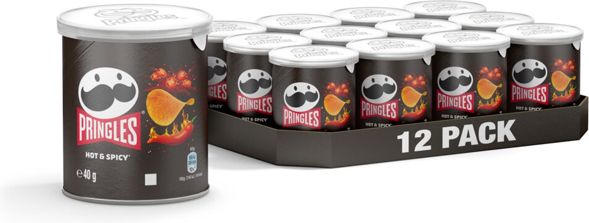 Pringles Hot & Spicy 12 x 40 gram