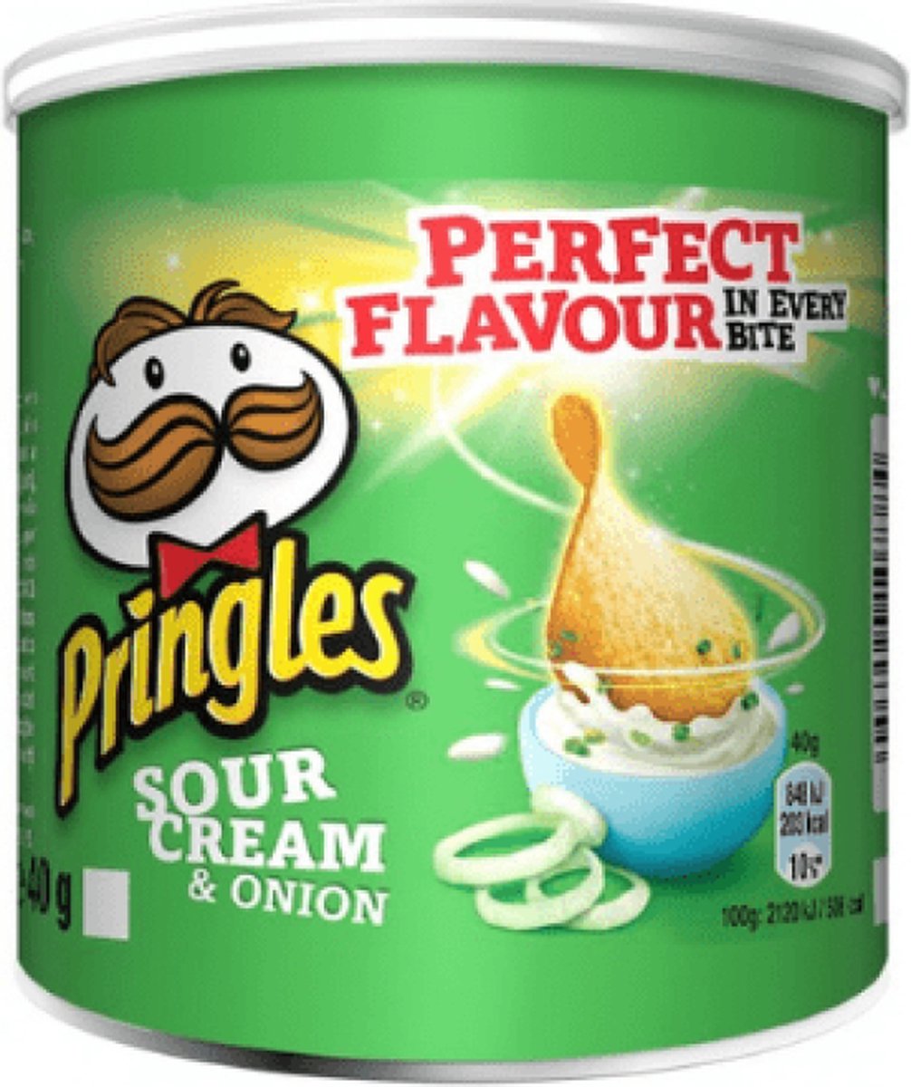 Pringles Sour Cream & Onion 12 x 40 gram