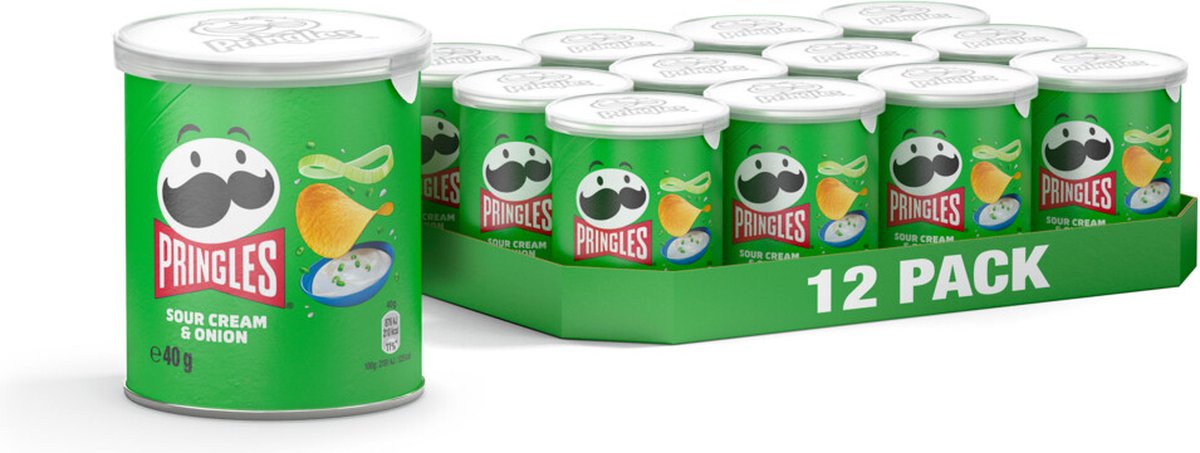 Pringles Sour Cream & Onion 12 x 40 gram
