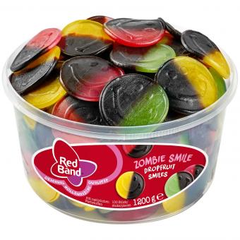 Snoepgoed - Red Band Dropfruit Smiles 100 stuks Schepsnoep