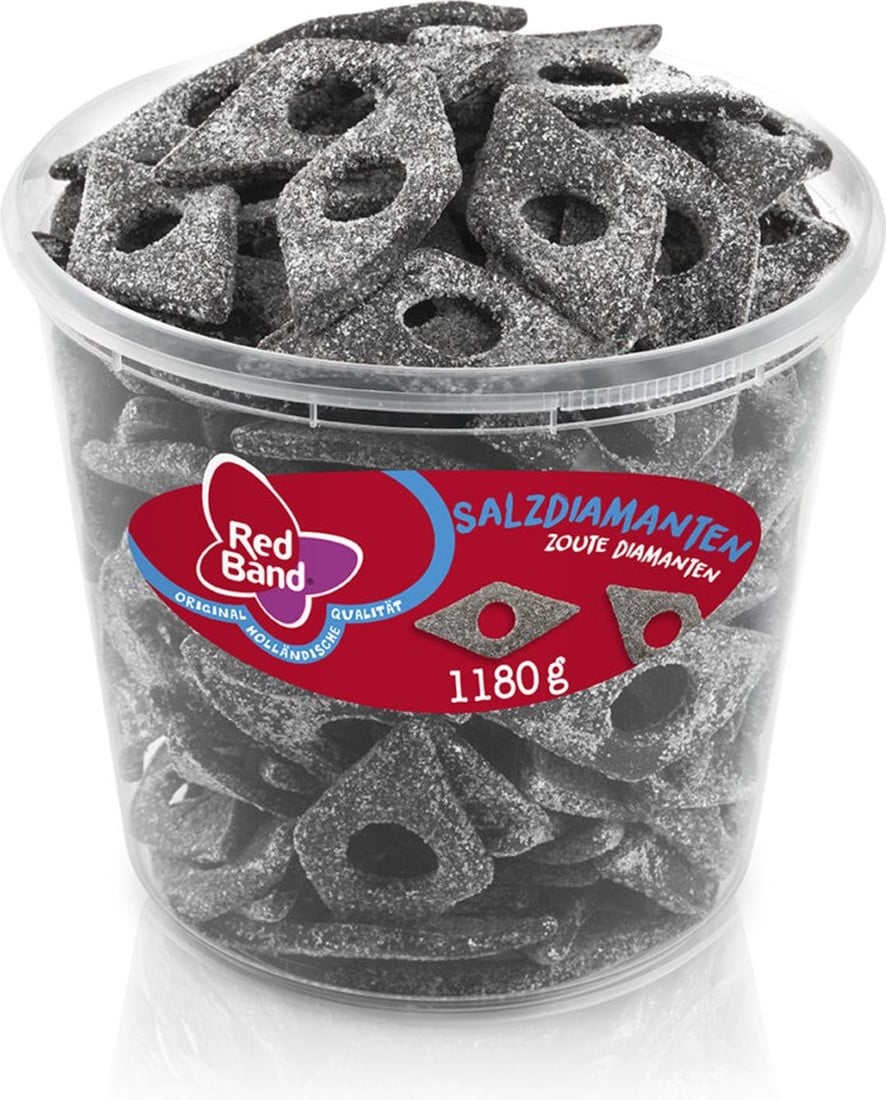 Snoepgoed - Red Band Zoute Diamanten 100 stuks Schepsnoep