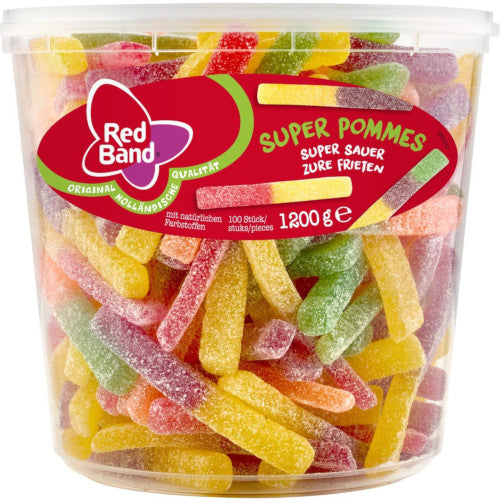 Snoepgoed - Red Band Zure Frieten 100 stuks schepsnoep