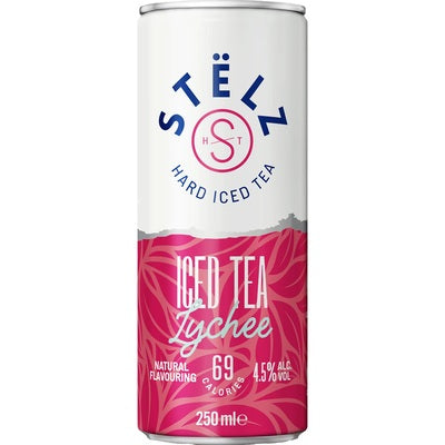 Stëlz Iced Tea Lychee 12 x 25 cl (inc. statiegeld)
