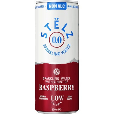 Stëlz Raspberry 0,0% 12 x 25 cl (inc. statiegeld)
