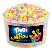 Snoepgoed | Trolli Glimwormen | Silo 1050 Gram