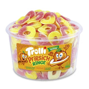 Snoepgoed | Trolli Perzikringen | Silo 1200 Gram