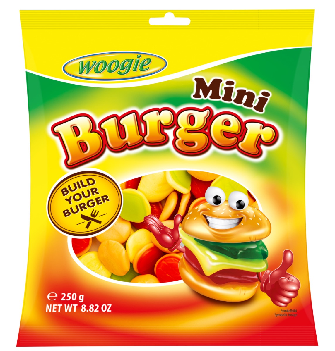 Woogie Snoep Hamburgers 250 gram